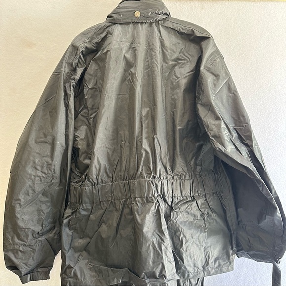 Harley Davidson Complete Rain Suit Jacket Pants Overalls Large Men's Black - Picture 6 of 16